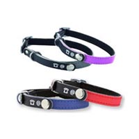 Porte-Adresse Leather Collar