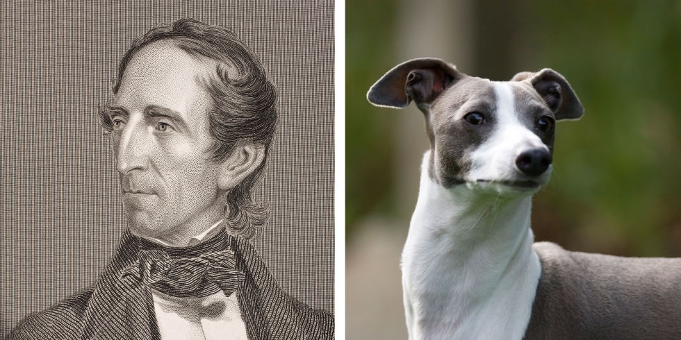 John Tyler With Dog