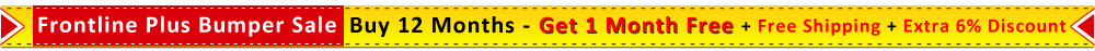 Frontline Plus Sale - Buy 12 Months pack and get 1 Month Free