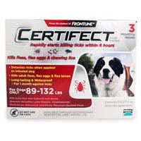 Certifect Extra Large Dogs 89-132 lbs (Red)