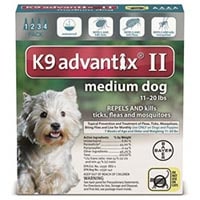 K9 Advantix II Medium Dogs 11-20 lbs (Aqua)