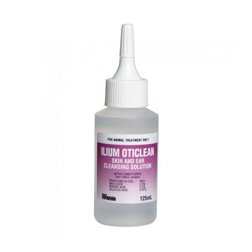 Ilium Oticlean For Dogs/Cats 125 Ml