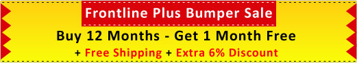 Buy Frontline Plus 12 Months Sypply & Get 1 Month Absolutely Free