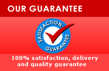 100% Satisfaction, delivery and quality Guarante