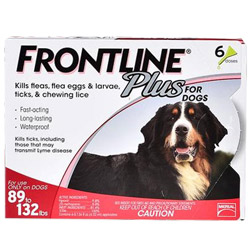 Frontline Plus for large dogs 89-132lbs