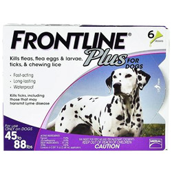 Frontline Plus for large dogs 45-88lbs