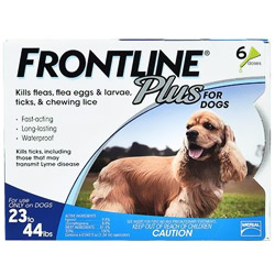 Frontline Plus for medium dogs 23-44lbs