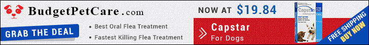Capstar is the fastest flea killer that eliminates almost 100% adult fleas in a short span of 5-7 hours. Get this efficient oral tablet at cheapest price from budgetpetcare.com.