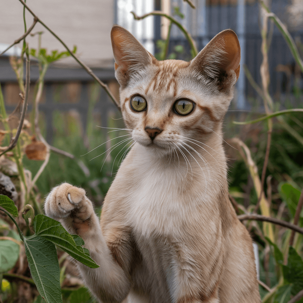 Abyssinian: a popular cat breeds that get along well with dogs