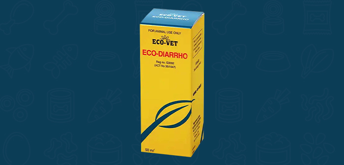 Ecovet Eco-Diarrho Liquid to manage diarrhea in cats and support digestive system 
