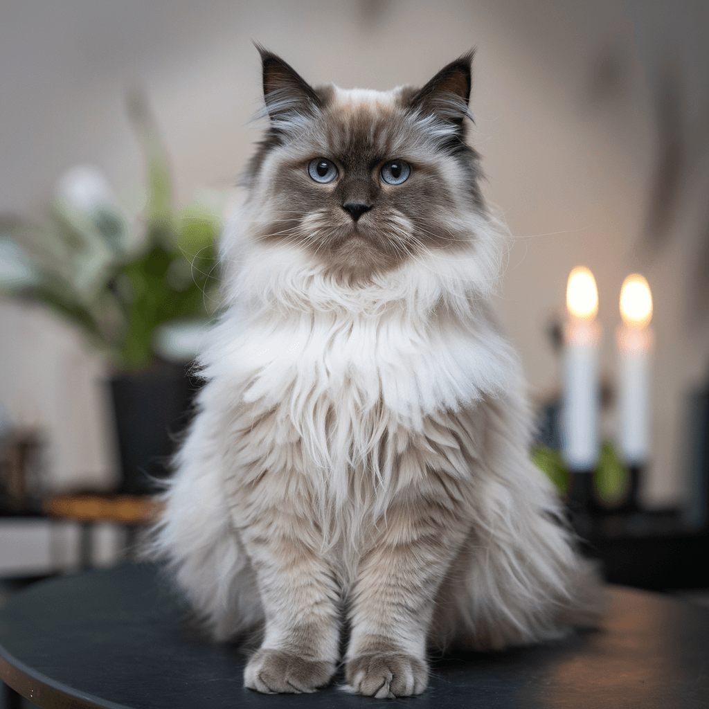 Birman: a popular cat breeds that get along well with dogs
