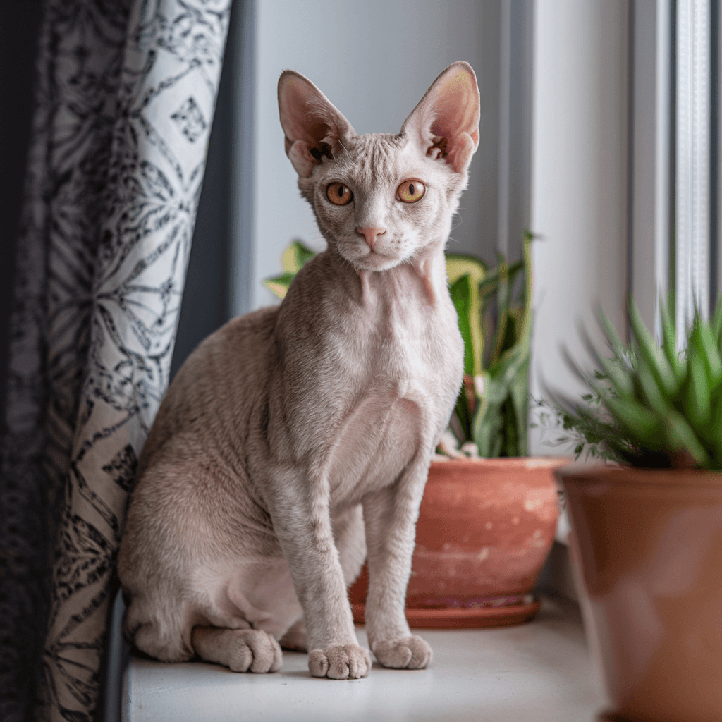 Devon Rex: a popular cat breeds that get along well with dogs