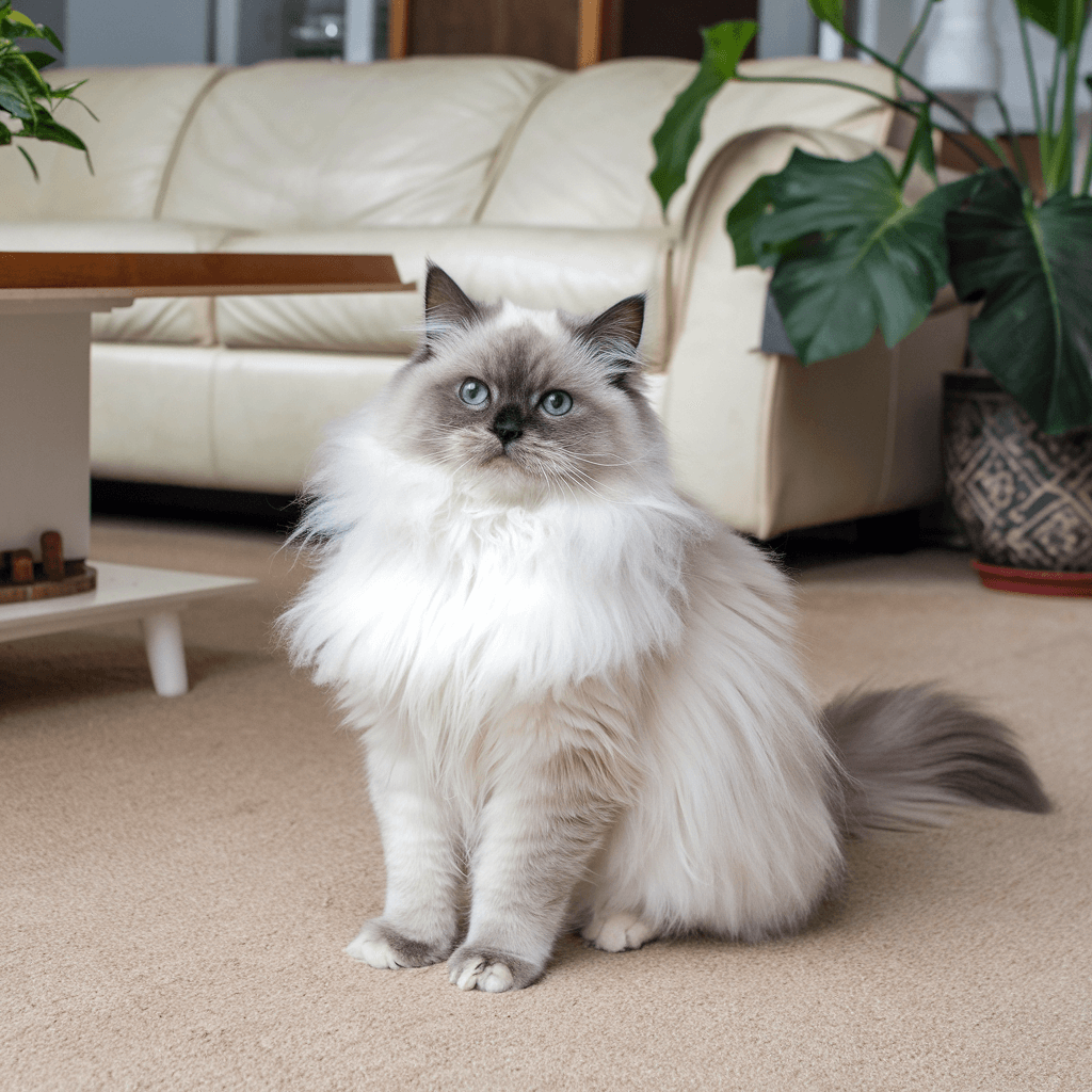 Ragdoll: a popular cat breeds that get along well with dogs