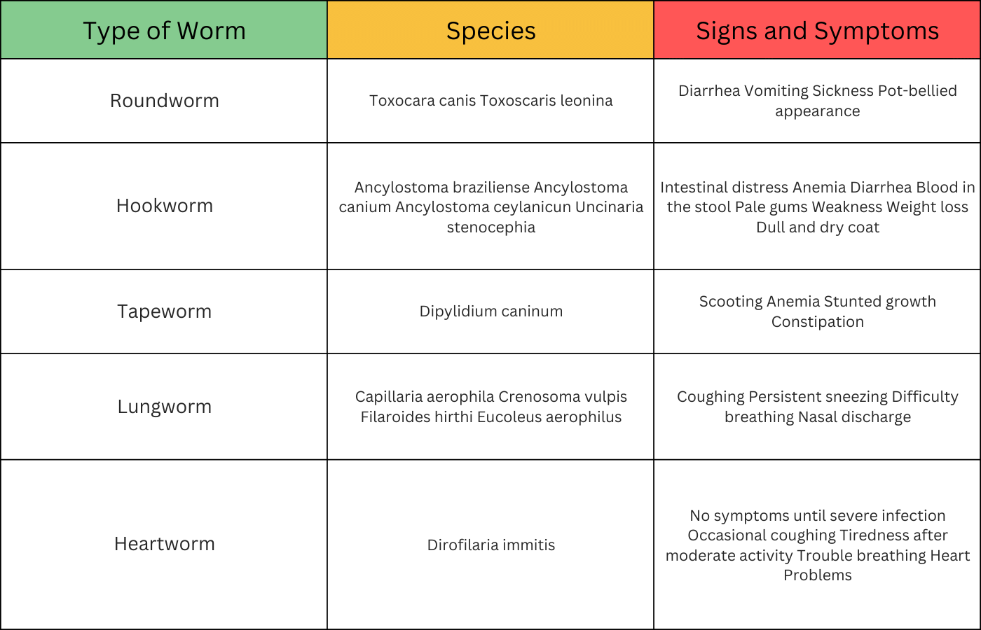 Worm Treatments for Dogs in 2024 Comparison & Dosage Guide