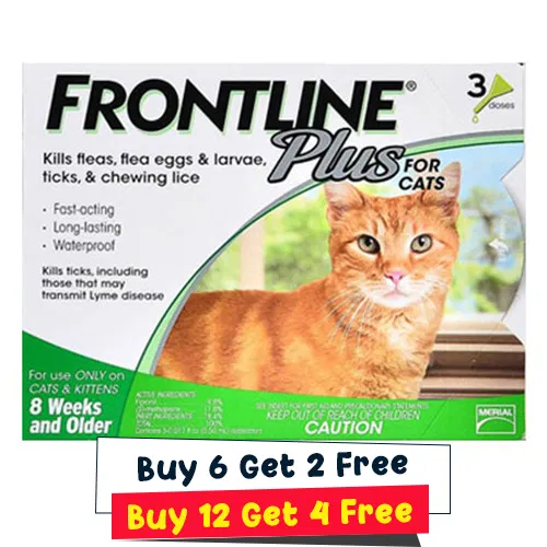 frontline plus for cats - flea & tick medicine