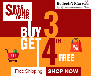 Have you Grab 3 + 1 Offer on Dog & Cat Supplies yet? Shop more & save more with this coolest Deal, also get Free Shipping, use Code: 4FREE