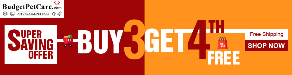 Buy Any 3 Pet Product & Get 4th Totally Free (Upto 80% OFF) Apply Code: 4FREE + Zero Shipping Charges.