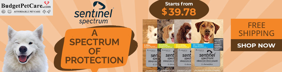 Buy Sentinel Spectrum Chewables for Dogs Online at Lowest Price Today + Extra 15% Off & Free Shipping Sitewide. Use Coupon: SAVE15