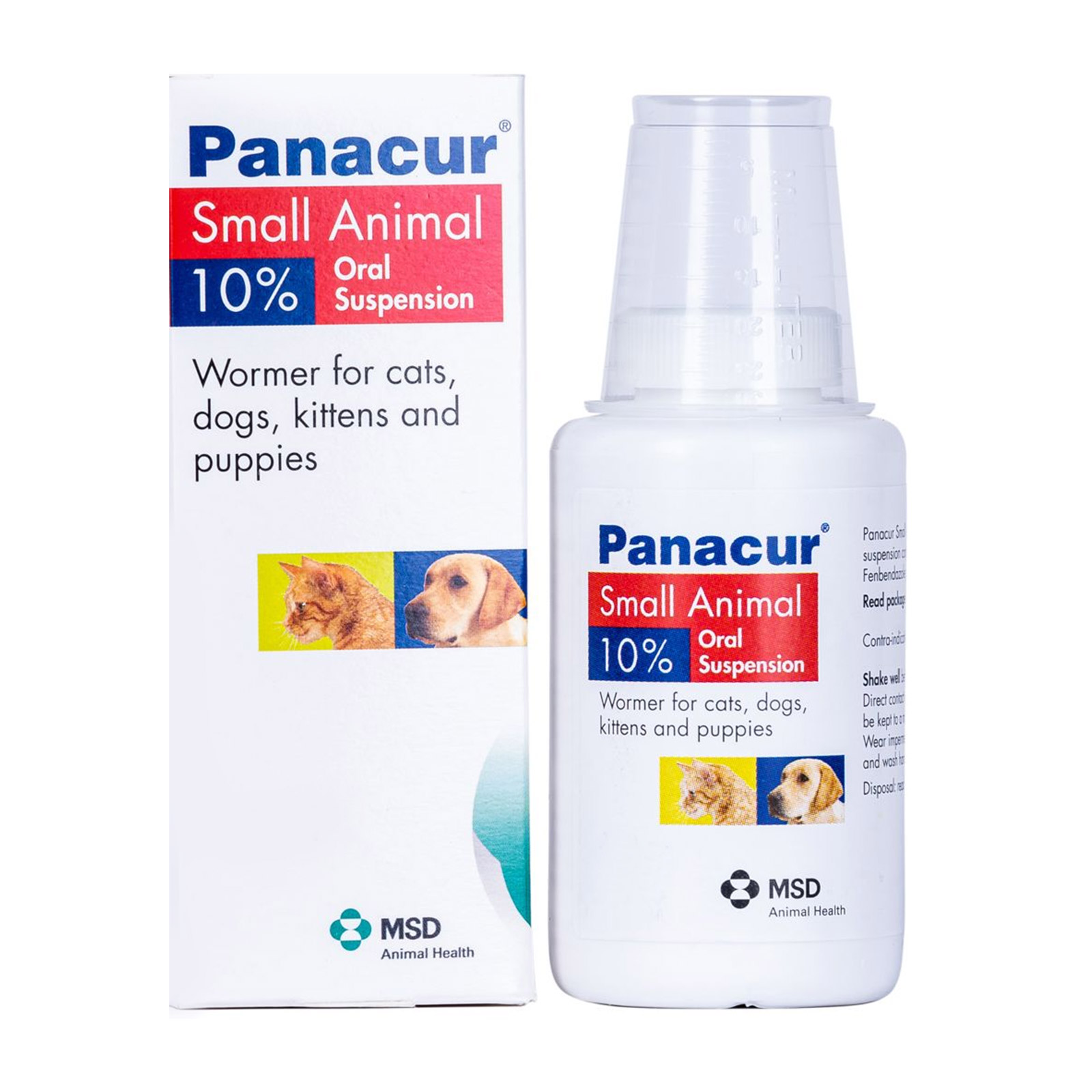 Panacur Oral Suspension For Dogs And Cats 100 Ml
