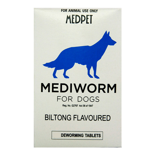 "Mediworm For Small Dogs 10-22 Lbs 2 Tablets"