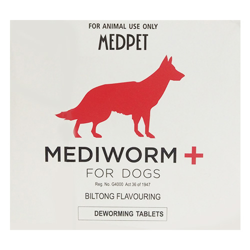 Mediworm Plus For Dogs 22 Lbs 10 Kg 2 Tablet