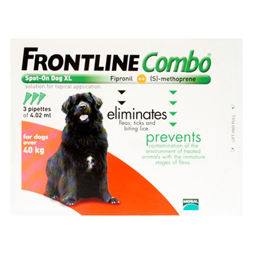 Frontline Combo For Extra Large Dogs Over 89 Lbs Red 3 Doses