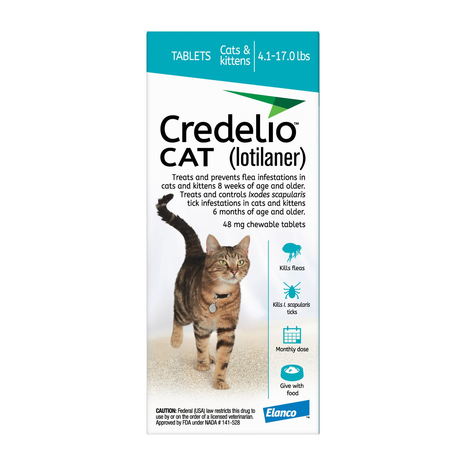 Credelio For Cats 48mg 12 Doses