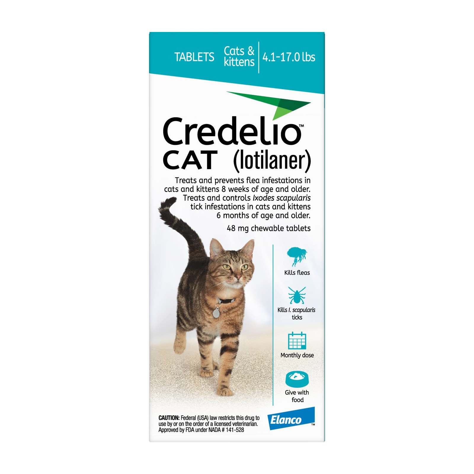 Credelio For Cats (48mg) 6 Doses
