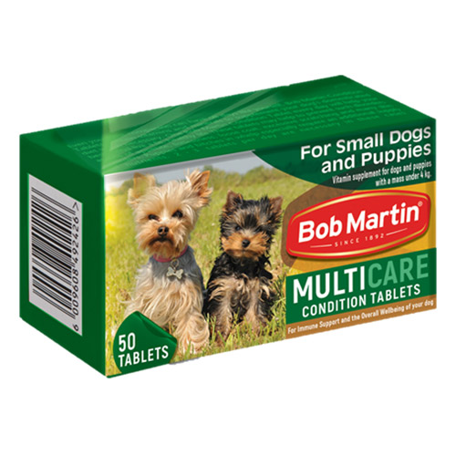 Bob Martin Multicare Condition Tablets For Small Dogs And Puppies 50 Tablets

