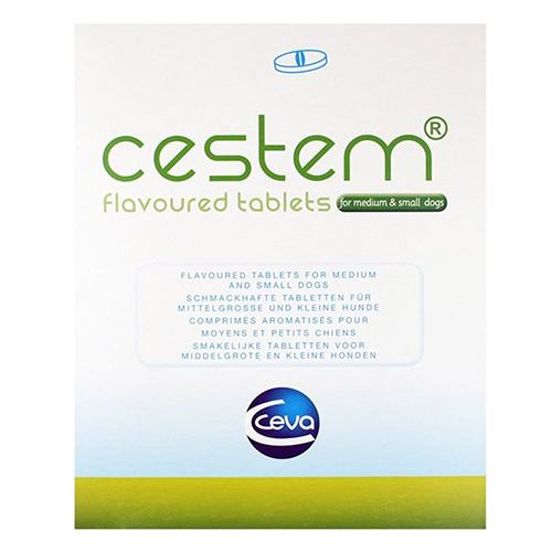 Cestem Flavor Tablets For Small And Medium Dogs 2 Tablet
