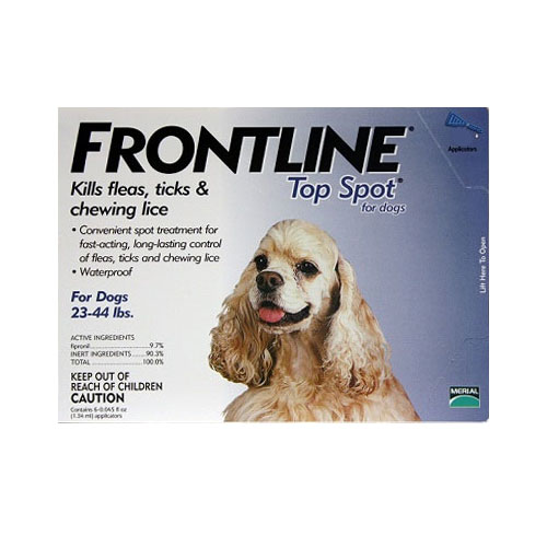Frontline Top Spot Medium Dogs 23-44lbs (Blue) 6 Doses