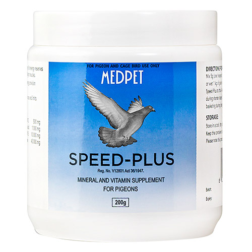 

Medpet Speed - Plus For Pigeons 200 Grams