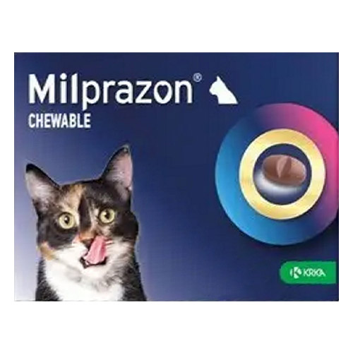 Milprazon Worming Chewable For Cats Over 4.4lbs 4 Chews
