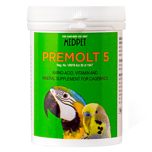 Medpet Premolt 5 For Cagebirds 100 Grams
