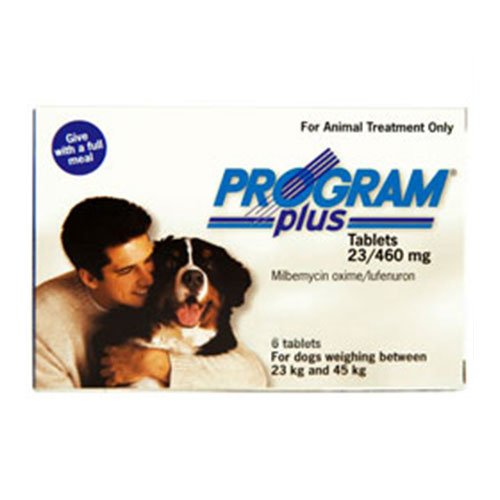 

Program Plus For Dogs 46 - 90 Lbs White 6 Tablet