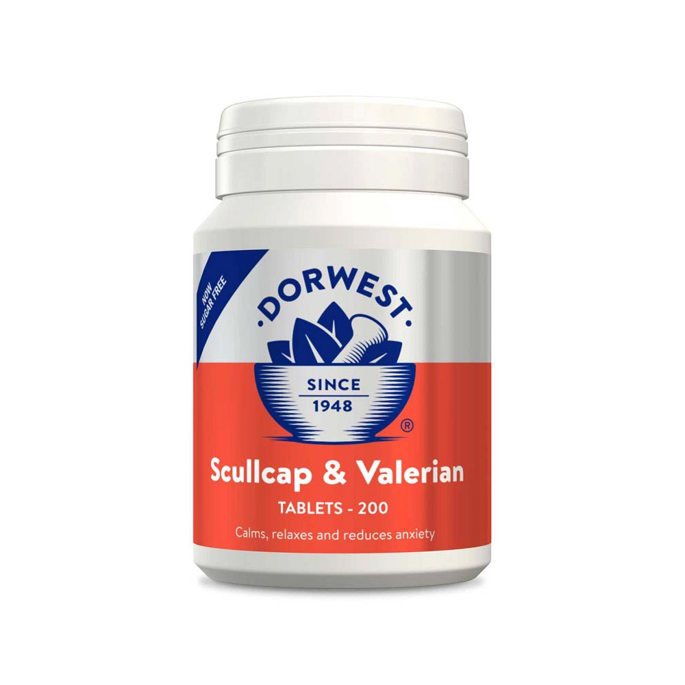 "Scullcap & Valerian Tablets For Dogs And Cats 100 Tablets"