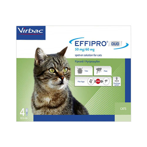 Effipro Duo Spot-On For Cats 4 Pack
