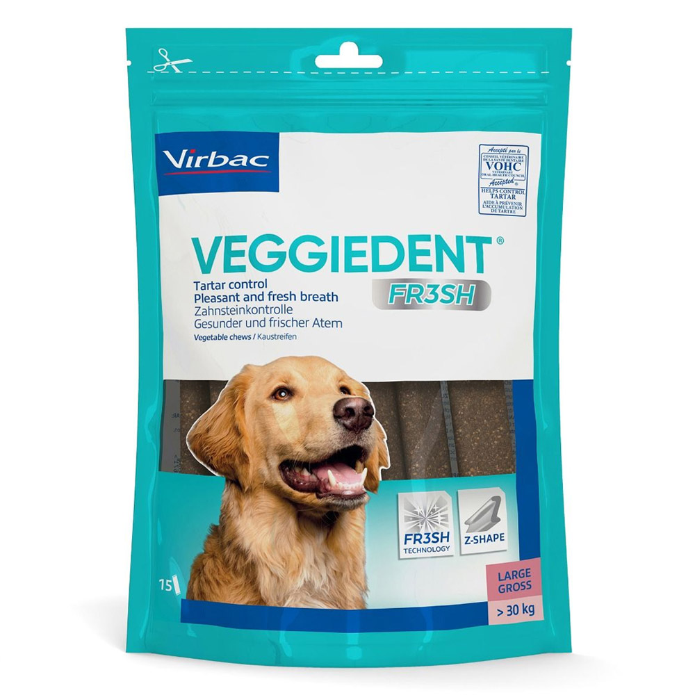 Veggiedent Dental Chews For Large Dogs 15 Chews
