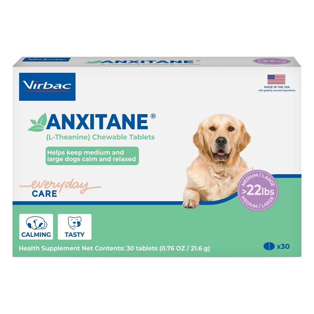 Anxitane Chewable Tablets For Medium/Large Dogs 30 Tablets