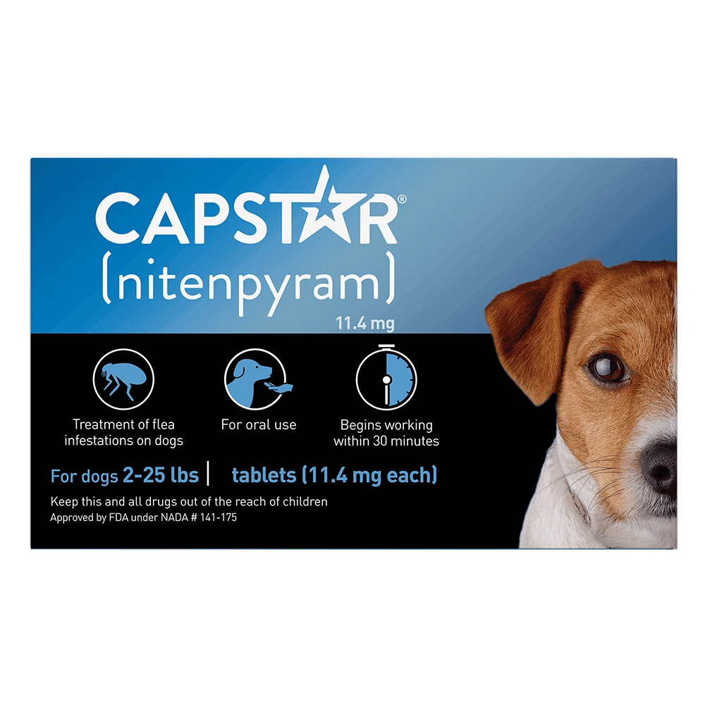 Capstar Blue For Small Dogs 2 - 25 Lbs 12 Tablets