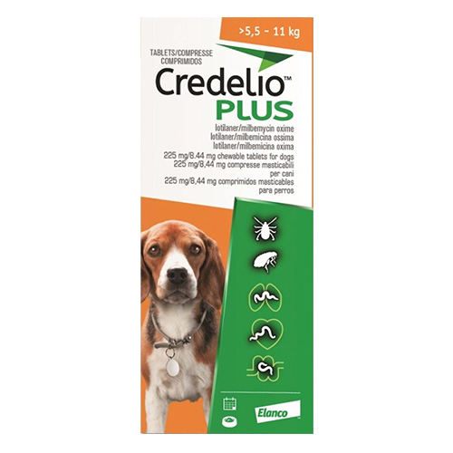 

Credelio Plus For Medium Dog 5.5-11kg 3 Chews