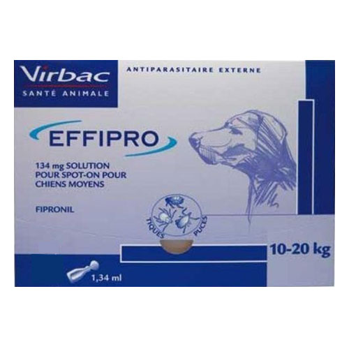 Effipro Spot-On Solution For Medium Dogs 23 To 44 Lbs. 4 Pack