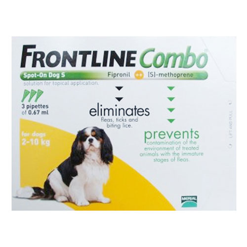 Frontline Combo For Small Dogs Up To 22lbs Orange 3 Months