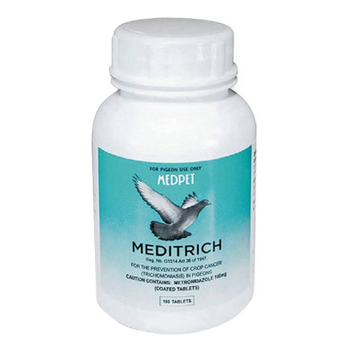 "Meditrich For Pigeons 100 Tablets"