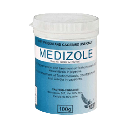 Medizole For Pigeons & Caged Birds 100 Gm
