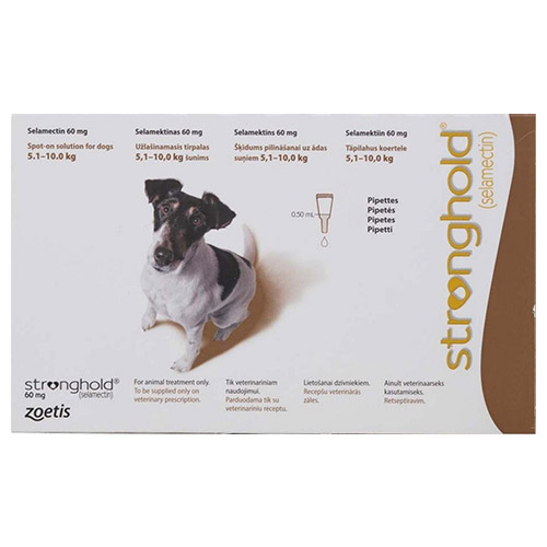 Stronghold Dogs 5.1-10.0 Kg 60 Mg Brown 3 Months