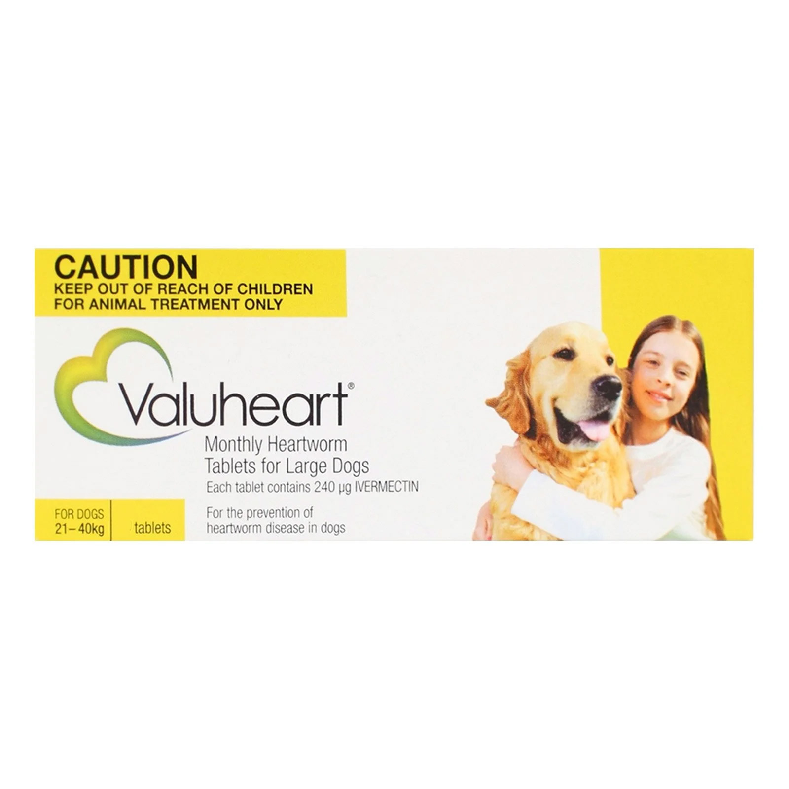 Valuheart For Large Dogs 45- 88 Lbs (Gold) 12 Pack
