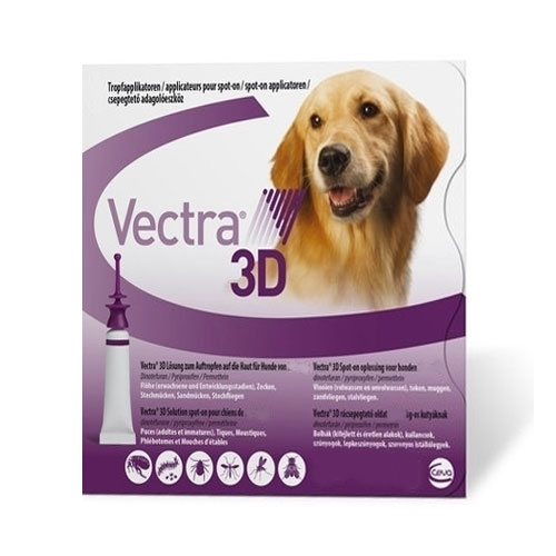 Vectra 3d For Large Dogs 55-88lbs 12 Doses

