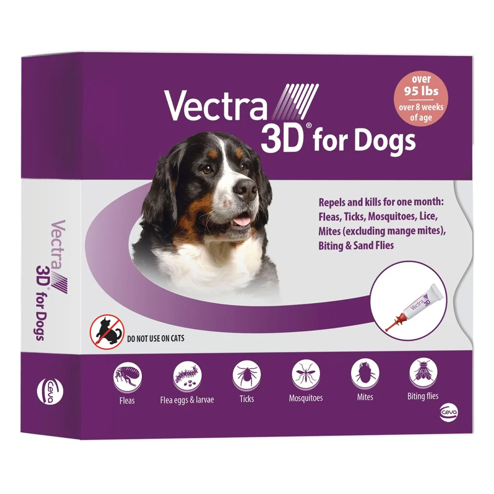 Vectra 3d For Extra Large Dogs Over 88lbs 12 Doses