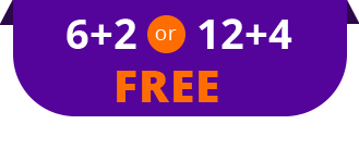 3+1 or 6+2 FREE